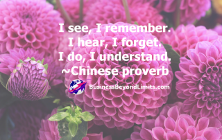 business beyond limits, chines proverb